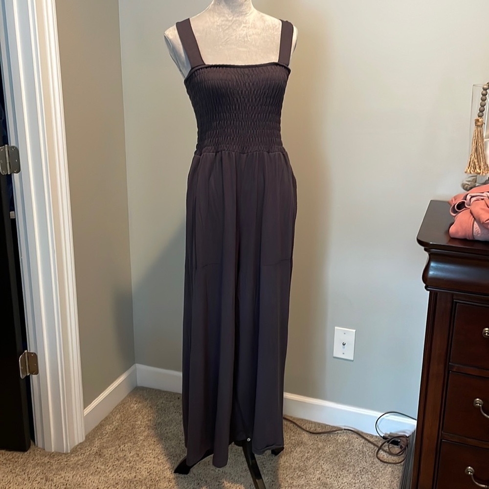 Dark grey knit jumper